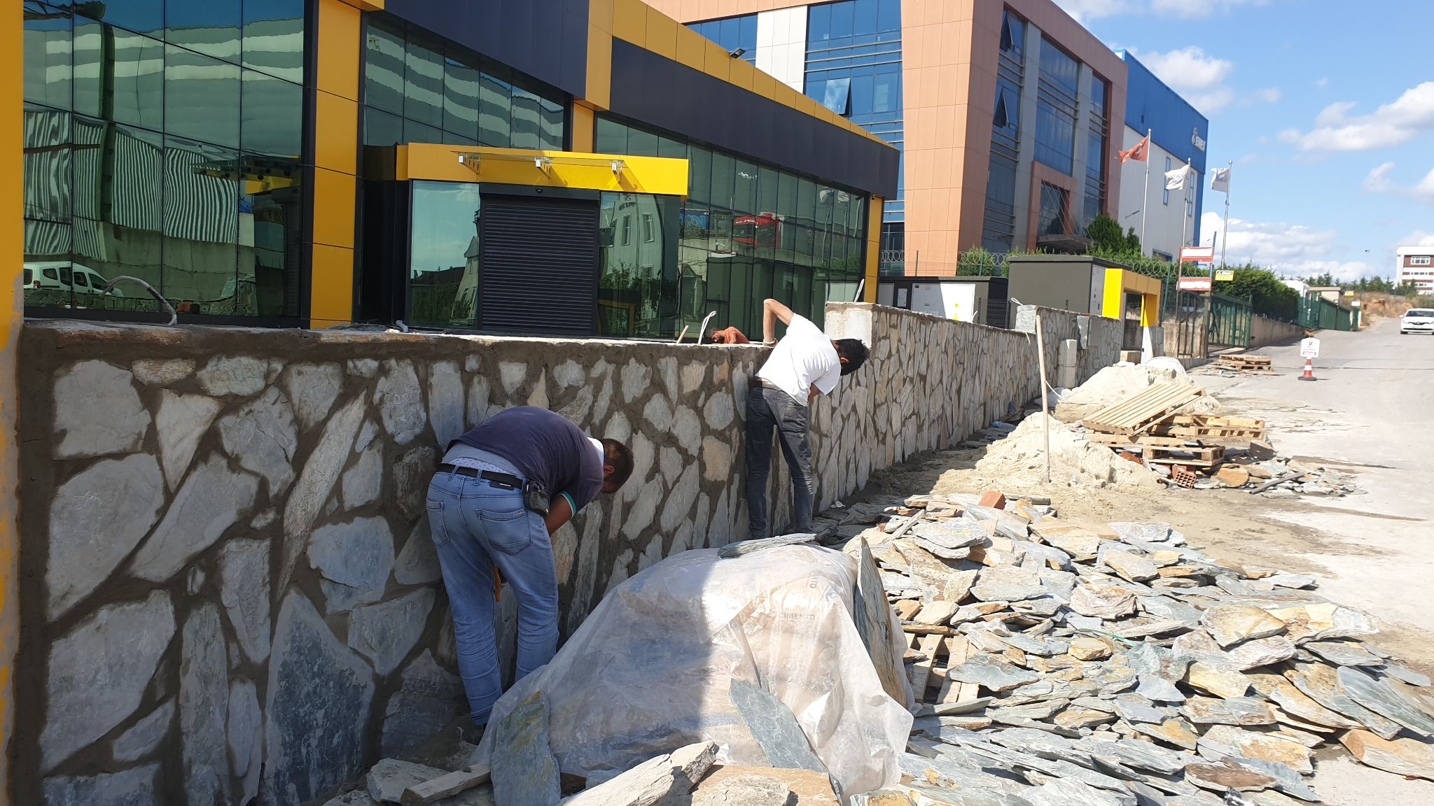 Kayrak Taş duvar uygulamalarımız