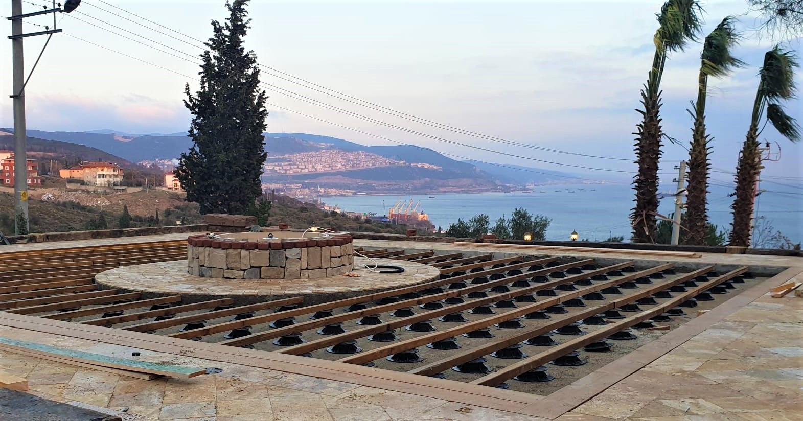 Ahşap deck Karkası uygulamamız