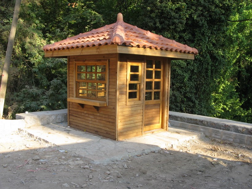 Ahşap kulübe uygulamamız