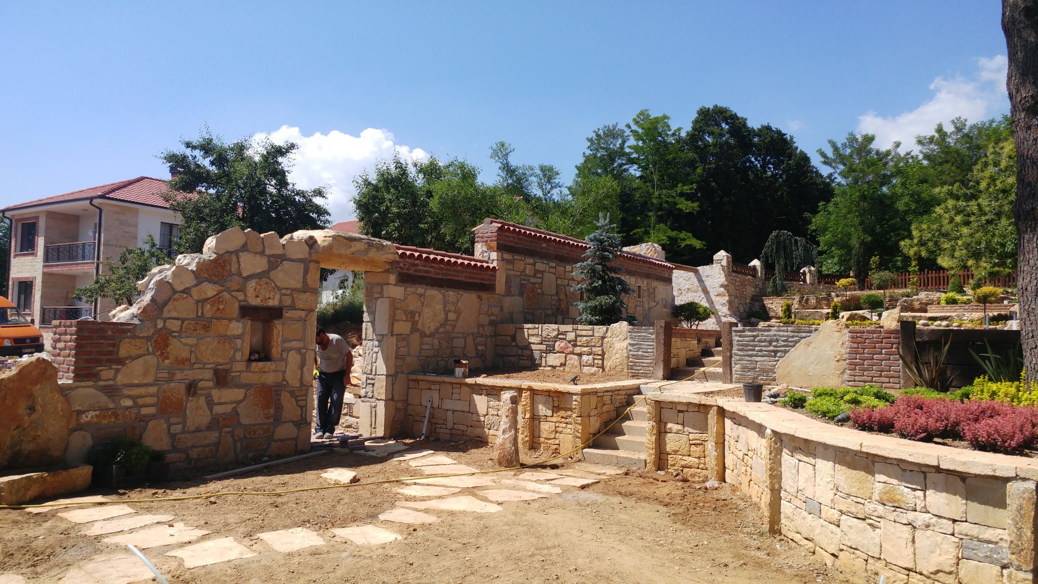 Taş duvar uygulamalarımız