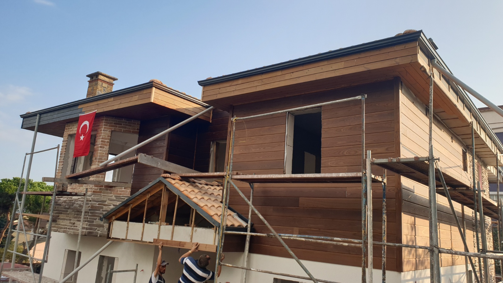 THERMOWOOD AHŞAP CEPHE KAPLAMA UYGULAMAMIZ