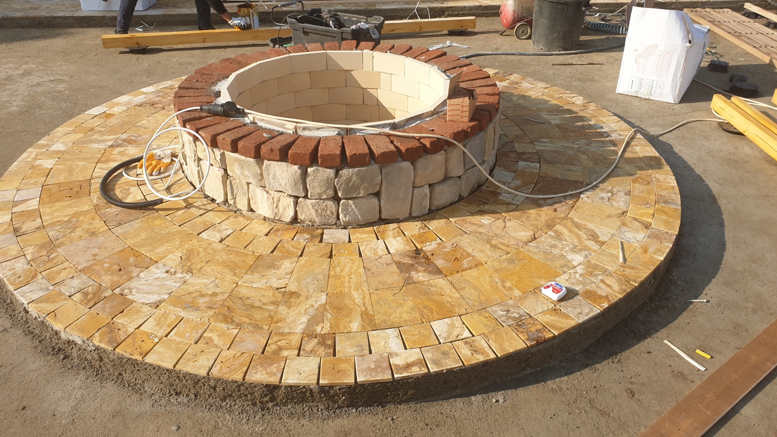 ESKİTME TRAVERTEN ve BAHÇE OCAĞI UYGULAMAMIZ