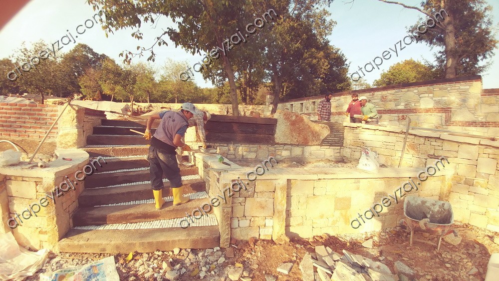 Taş duvar ve Travers uygulamasından