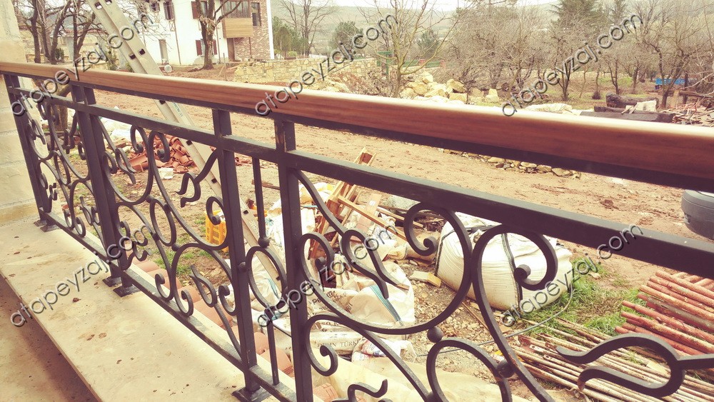 Sıcak Dövme ferforge balkon  korkuluk