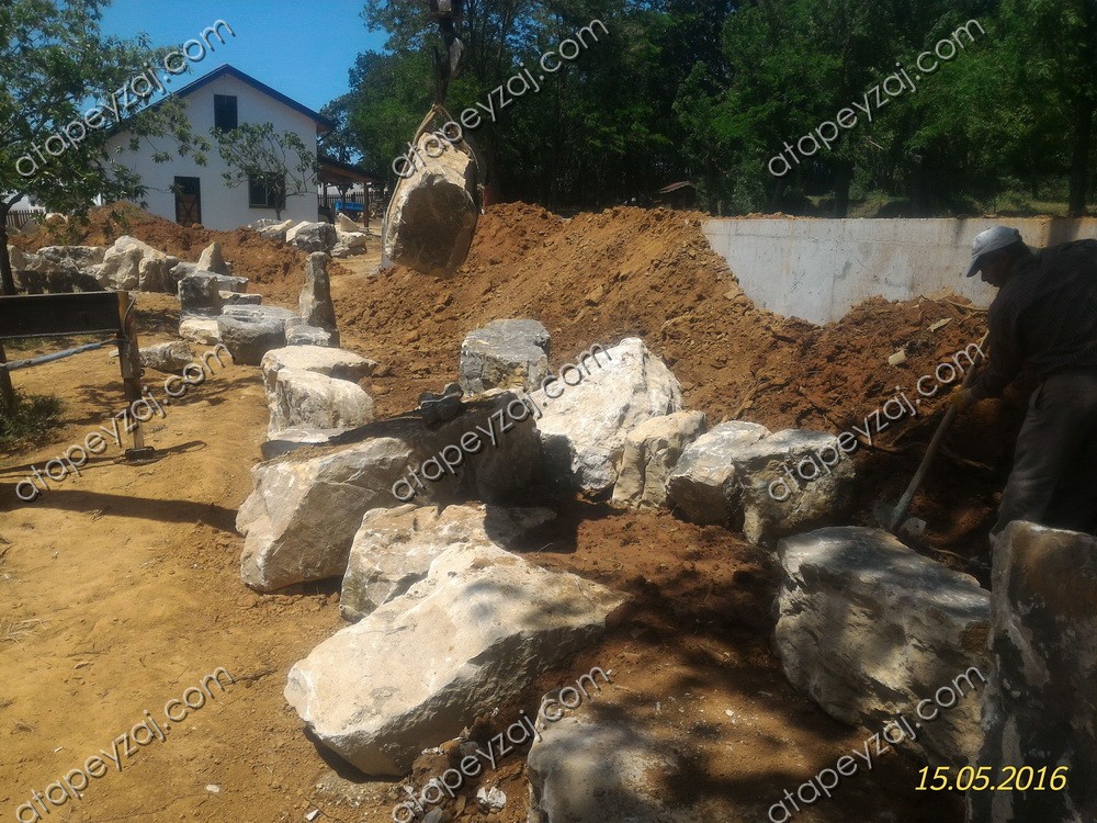 Kaya Bahçesi yapımı