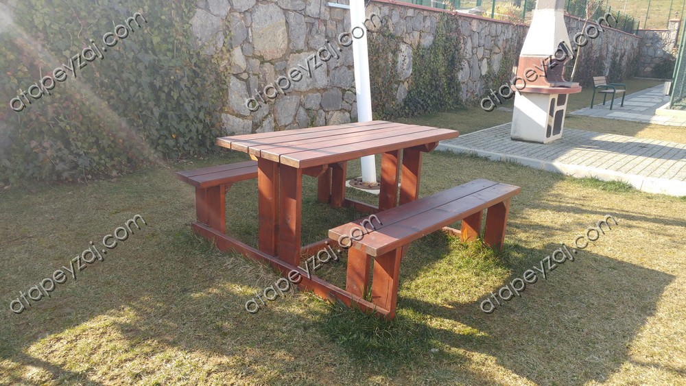 Ahşap Piknik masası