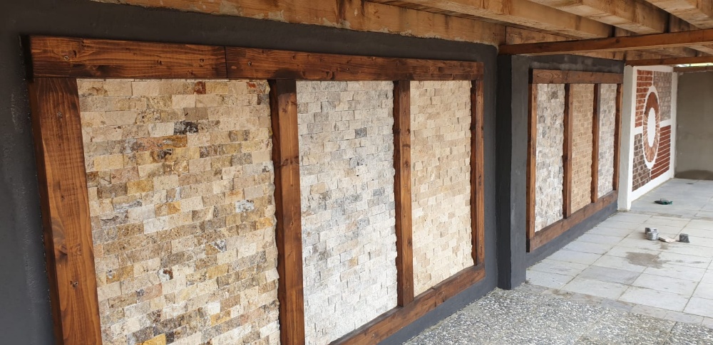 ATA Peyzaj - İşyerimizden - Patlatma taş Showroom